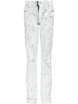 MM6 Maison Margiela: Белые джинсы 