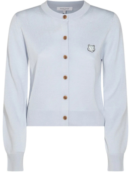 Maison Kitsuné: Синий кардиган 