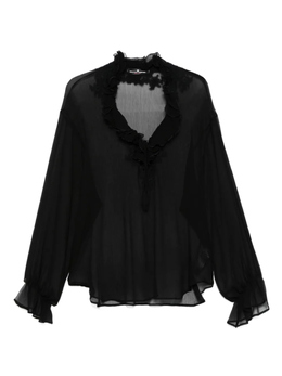Ermanno Scervino: Чёрная блуза 