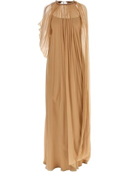 Alberta Ferretti: Шифоновое платье 