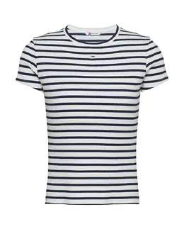 Tommy Jeans: Белая футболка 
