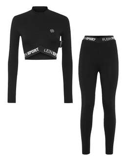Plein Sport: Короткие легинсы 