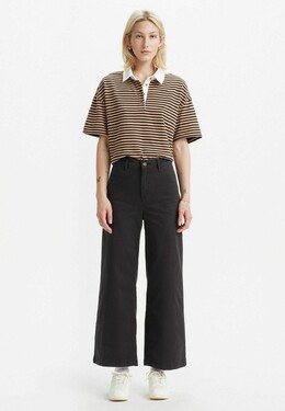 Levi's: Чёрные брюки 