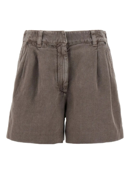 Brunello Cucinelli: Коричневые шорты 