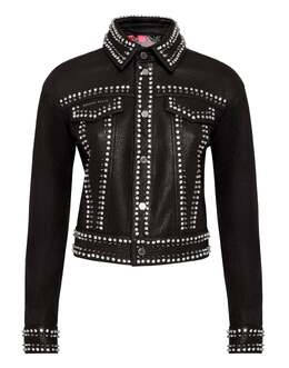 Philipp Plein: Кожаная куртка 