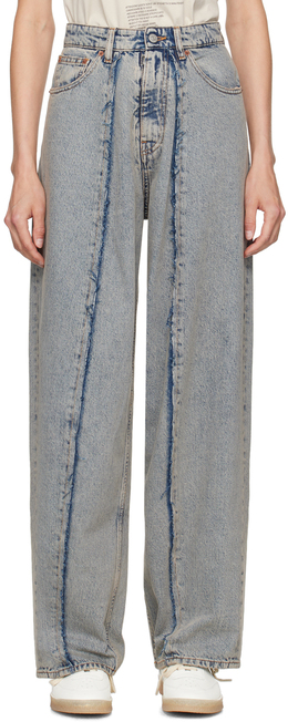 MM6 Maison Margiela: Синие джинсы 