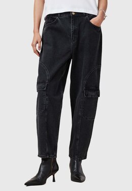 Allsaints: Прямые джинсы 