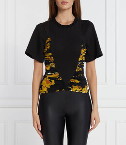 Versace Jeans Couture: Чёрная футболка 