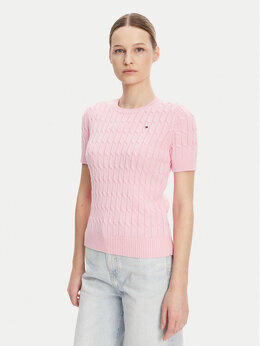 Tommy Hilfiger: Розовый свитер 