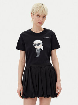 Karl Lagerfeld: Чёрная футболка 