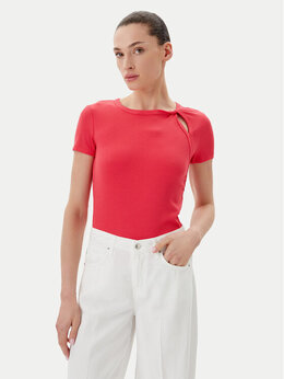 DKNY: Красная футболка 