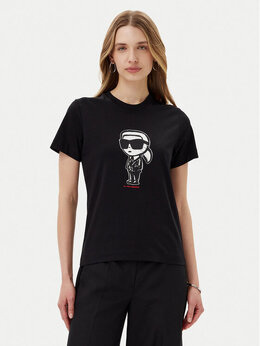 Karl Lagerfeld: Чёрная футболка 