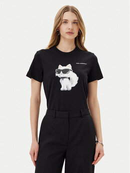 Karl Lagerfeld: Чёрная футболка 