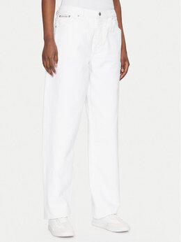 Calvin Klein Jeans: Белые джинсы 