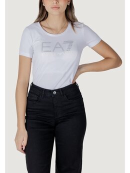 EA7 Emporio Armani: Обтягивающая футболка 