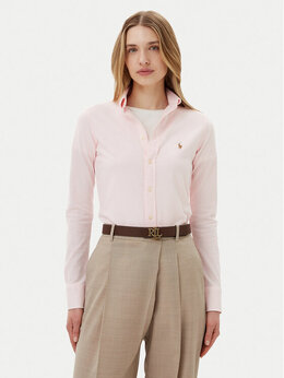 Polo Ralph Lauren: Розовая рубашка 