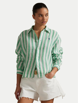 Polo Ralph Lauren: Зелёная рубашка 
