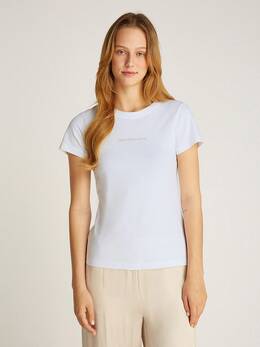 Calvin Klein Jeans: Белая футболка 