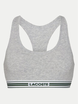 Lacoste: Серый бюстгальтер 