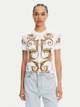 Versace Jeans Couture: Обтягивающая футболка 