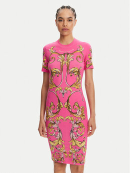 Versace Jeans Couture: Розовое платье 
