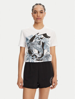 Just Cavalli: Белая футболка 