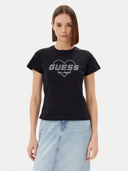 GUESS: Чёрная футболка 