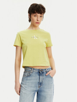 Calvin Klein Jeans: Обтягивающая футболка 