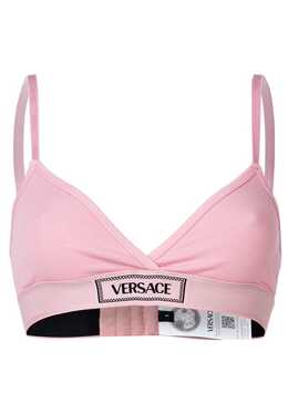 Versace: Розовый бюстгальтер 