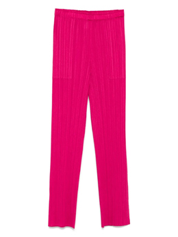 Pleats Please Issey Miyake: Розовые брюки 