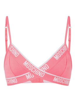 Moschino: Розовый бюстгальтер 