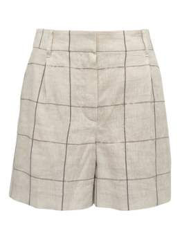 Brunello Cucinelli: Шорты в клетку 