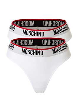 Moschino: Белые трусы 
