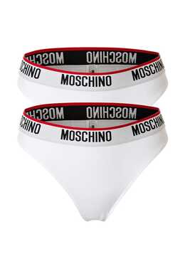 Moschino: Белые трусы 