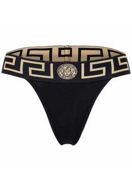 Versace: Чёрные трусы 