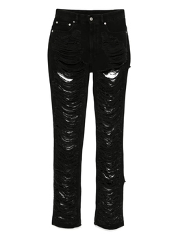 MM6 Maison Margiela: Рваные джинсы 