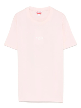 Kenzo: Розовая футболка 