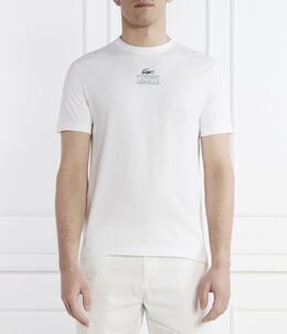 Lacoste: Белая футболка 