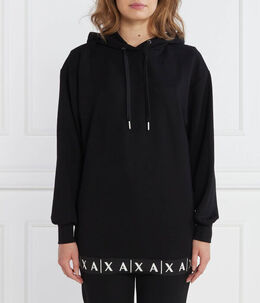 Armani Exchange: Чёрный свитер 