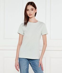 Armani Exchange: Синяя футболка 
