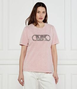 Michael Kors: Розовая футболка 