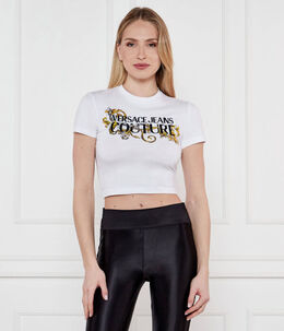 Versace Jeans Couture: Белая футболка 