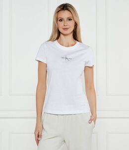 Calvin Klein Jeans: Белая футболка 
