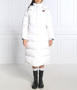 Tommy Jeans: Белый пуховик 