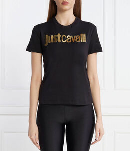 Just Cavalli: Чёрная футболка 