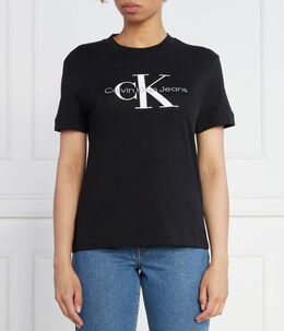 Calvin Klein Jeans: Чёрная футболка 
