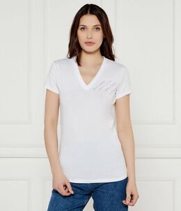 Armani Exchange: Белая футболка 