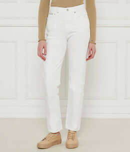 Calvin Klein Jeans: Белые джинсы 