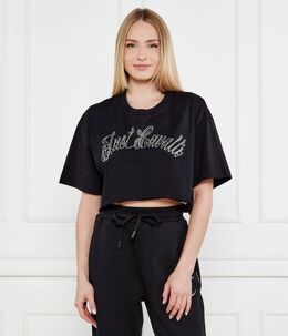 Just Cavalli: Чёрная футболка 