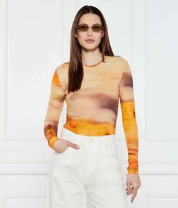 Pinko: Оранжевая блуза 